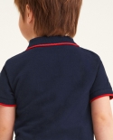 Childrens Clothing Summer New Short-sleeved Childrens T-shirt Knitted Boys Polo