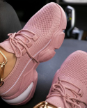Women Sneakers 2022 Spring New Stretch Fabric Ladies Lace Up Comy Breathable Casual Shoes 35 43 Large Sized Sport Flat S