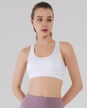 Yoga Tops Women Sports Backless Bra High Strength Shockproof Fitness Underwear Push Up Yoga Bra Gym Running Vest Clothin