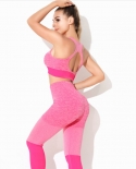 Workout Sportswear Yoga Set Gym Clothing Seamless Sports Set Women Fitness Suit Yoga Outfit Sport Bra Set Athletic Wear 