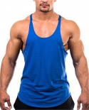 New Summer Plain Bodybuilding Tank Top Men Fitness Stringer Sporting Shirt Gym Clothing Workout Cotton Tanktoptank Tops