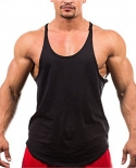 New Summer Plain Bodybuilding Tank Top Men Fitness Stringer Sporting Shirt Gym Clothing Workout Cotton Tanktoptank Tops