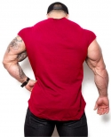 Mens Cotton Bodybuilding Tank Top Vest 2022 New Male Gym Fitness Workout Sleeveless Shirt Man Jogger Slim Fit Tee Clothi