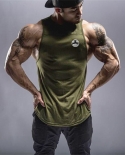 Musclemen Vest  Fitness Sleeveless T Shirt Men Gyms Clothing Sports Singlet Bodybuilding Stringer Singlet Cotton Mens Ta