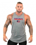 Cotton Gym Clothing Mens Singlets Slim Fit High Quality Fitness Bodybuilding Tank Top Men Sporting Mens Veststank Tops