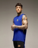 2022 New Arrival Mens Casual Vests Summer Training Fitness Muscle Sleeveless T Shirts Cotton Men Tops