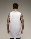 2022 New Arrival Mens Casual Vests Summer Training Fitness Muscle Sleeveless T Shirts Cotton Men Tops