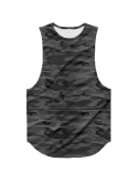 Mens Solid Color Camouflage Vest Fitness Tank Tops Mesh Quick Drying Vest Gym Clothing Bodybuilding Muscle Sleeveless T