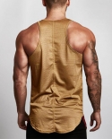 كمال الأجسام العلامة التجارية تانك توب رجالي صالات رياضية سترينجر تانك توب لياقة القميص شبكة بلا أكمام قميص العمل خارج رجل قميص 