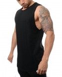 Summer Solid Bodybuilding Stringer Tank Tops Mens Cotton Sportswear Tanktops Vest Fitness Men Gym Clothing Sleeveless Sh