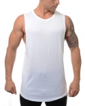 Summer Solid Bodybuilding Stringer Tank Tops Mens Cotton Sportswear Tanktops Vest Fitness Men Gym Clothing Sleeveless Sh