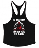Gym Stringer Tank Top Mens Sportswear Undershirt Bodybuilding Men Fitness Clothing Y Back Workout Vest Sleeveless Shirtt