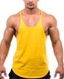 Men Bodybuilding Clothing Cotton Tank Top Plain Gym Fitness Vest Sleeveless Undershirt Casual Fashion Workout Muscle Sin
