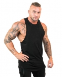 New Cotton Gym Tank Tops Men Sleeveless Tank Tops For Boys Bodybuilding Clothing Undershirt Fitness Stringer Workout Ves