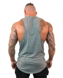 Bodybuilding Clothing Workout Sleeveless Undershirt Fitness Mens Muscle Vest Summer Solid Cotton Tank Top Men Tanktoptan
