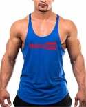 Bodybuilding Men Summer Fitness Y Back Tank Top Cotton Fashion Mens Gym Clothing Loose Breathable Sleeveless Shirtstank 