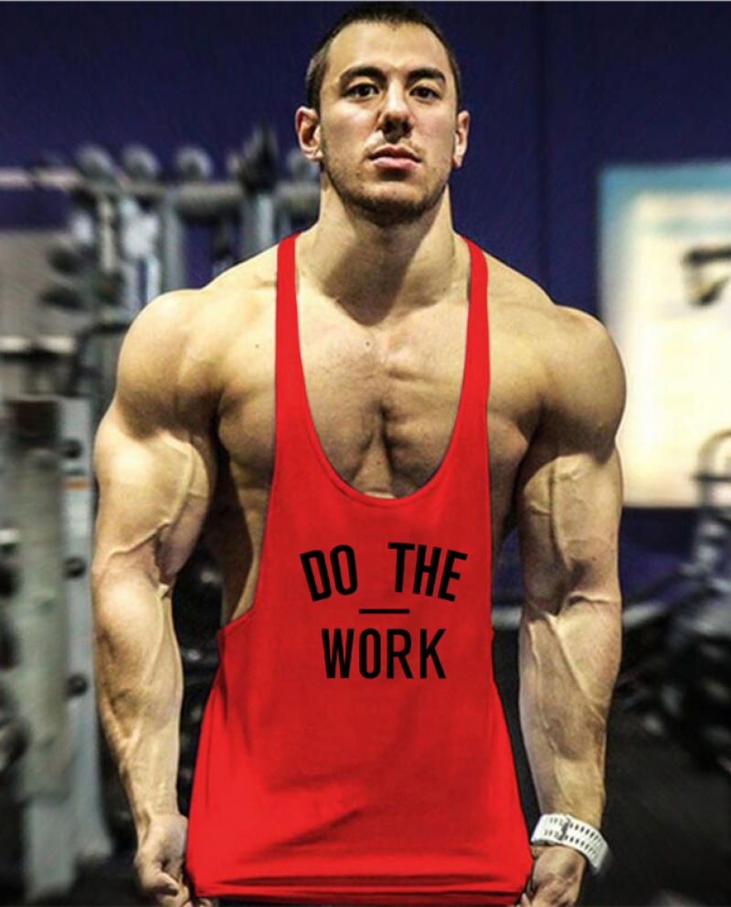Mens Gym Fitness Running Vest Breathable Sleeveless Shirt Training Tank Top Basketball Singlet Sportswear Bodybuilding 