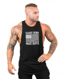 Gym Men Tank Top Brand High Quality Cotton Undershirt Bodybuilding Singlet Fitness Sleeveless Vest Men Tank Topstank Top