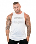 New Summer Gym Clothing Cotton Bodybuilding Tank Top Fitness Mens Vest Workout Tops Muscle Sleeveless Singlettank Tops