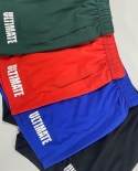 Mens New Summer Athleisure Stretch Quick Straps Three Point Shorts In Pure Color Simple All Around Running Gym Training