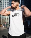 Summer Gym Men Brand Clothing Bodybuilding Stringer Hoodies Vest Workout Sleeveless Hoodie Singlets Cotton Fitness Mens 
