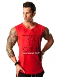 Brand Fitness Clothing Gyms Tank Top Men Cotton Canotta Bodybuilding Tanktop Sleeveless Shirt Sportswear Vest Muscle Shi