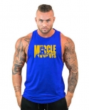 Muscle Guys Brand Clothing Summer Bodybuilding Vest Fitness Mens Cotton Ank Top Sleeveless Undershirt Gym Stringer Singl