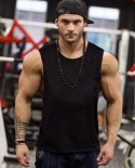 Plain Casual Sport Clothing Bodybuilding Cotton Gym Tank Tops Men Sleeveless Undershirt Fitness Stringer Muscle Men Work