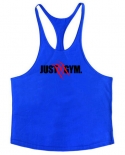Summer Mens Just Gyms Tank Top Bodybuilding Cotton Sleeveless Brand Fitness Vest Muscle Male Fashion Leisure Y Back Unde