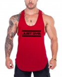 Summer Muscle Men Running Vest Men Y Back Gym Clothing Bodybuilding Fitness Tank Top Sleeveless Shirt Workout Stringer S