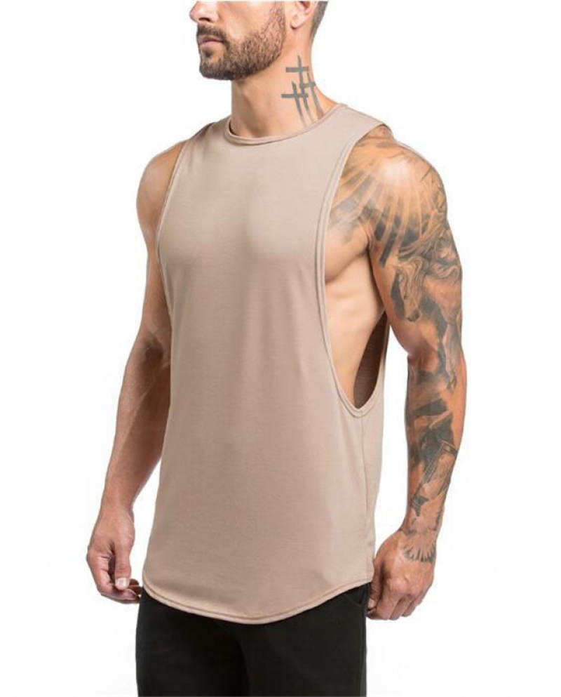 Brand Gym Clothing Bodybuilding Tank Top Men Fitness Singlet Sleeveless Shirt Cotton Muscle Undershirt Sportwear Veststa