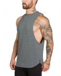 Brand Gym Clothing Bodybuilding Tank Top Men Fitness Singlet Sleeveless Shirt Cotton Muscle Undershirt Sportwear Veststa