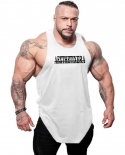 Summer Mens Cotton Causal Tank Top Bodybuilding Sleeveless T Shirt Muscle Tranning Vests Gym Clothing Fitness Sports Si