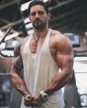 Brand Bodybuilding Stringer Tank Top Men Musculation Solid Vest Gyms Clothing Fitness Men Undershirt Plain Tank Sleevele
