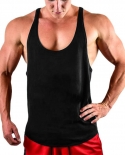 New Summer Mens Tank Top Fitness Clothing Sleeveless Shirt Y Back Bodybuilding Undershirt Cotton Gym Stringer Singletsta