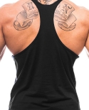 Profession Mens Summer Fitness Bodybuilding Tank Tops Cotton Sleeveless Shirts Workout Undershirt Stringer Vest Y Back C