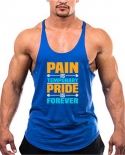 Profession Mens Summer Fitness Bodybuilding Tank Tops Cotton Sleeveless Shirts Workout Undershirt Stringer Vest Y Back C