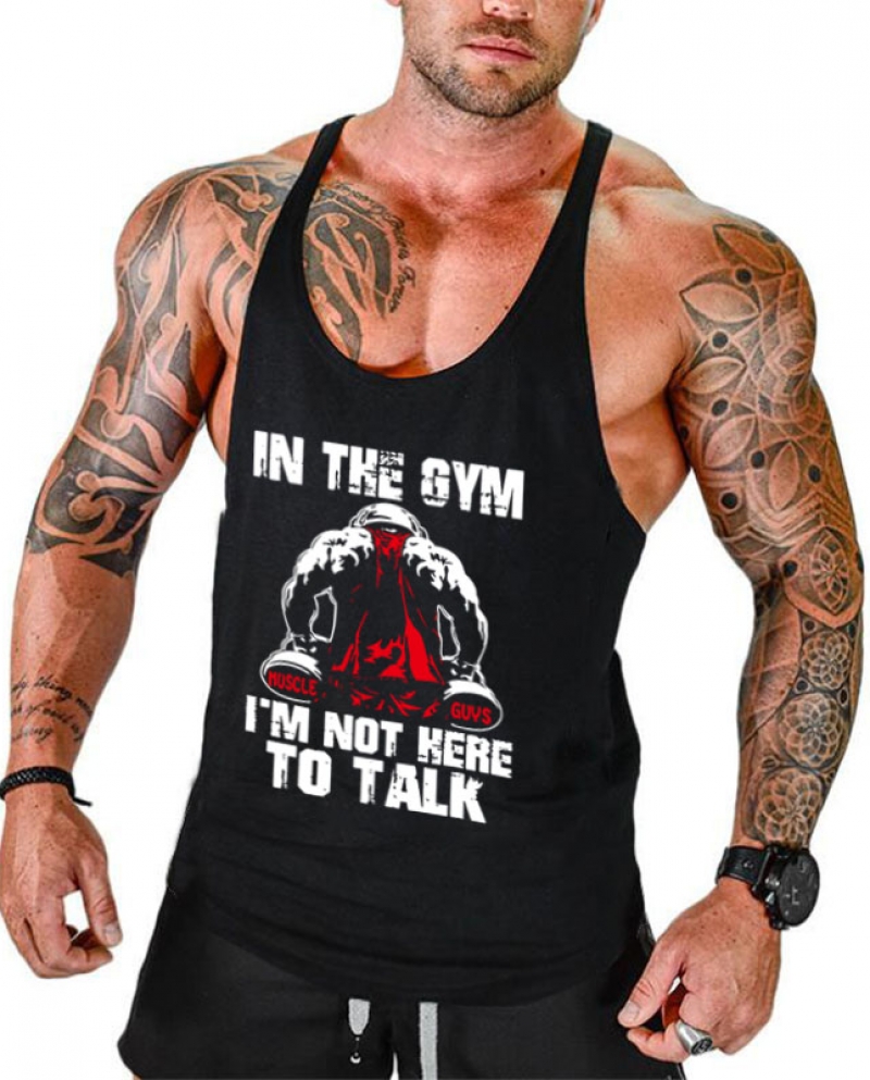 Muscleguys Gyms Tank Tops Mens Sportswear Undershirt Bodybuilding Men Fitness Clothing Y Back Workout Vest Sleeveless Sh