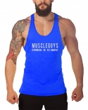 Brand Gyms Clothing Sportswear Singlet Canotte Bodybuilding Stringer Tank Top Men Fitness Undershirt Muscle Sleeveless T