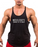 Summer Gyms Vest Men Fitness Bodybuilding Stringer Tank Tops Fashion Mens Slim Fit Clothing Loose Y Back Sleeveless Shir