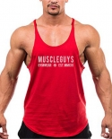 Summer Gyms Vest Men Fitness Bodybuilding Stringer Tank Tops Fashion Mens Slim Fit Clothing Loose Y Back Sleeveless Shir