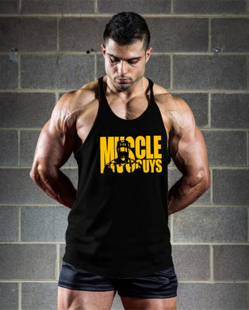 Brand Gyms Clothing Bodybuilding Stringer Tank Tops Men Y Back Weightlifting Vest Singlets Fitness Shirt Men Undershirtt