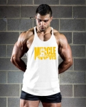 Brand Gyms Clothing Bodybuilding Stringer Tank Tops Men Y Back Weightlifting Vest Singlets Fitness Shirt Men Undershirtt