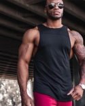 Brand Fitness Mens Gyms Tank Top Bodybuilding Vest Stringer Undershirt Tanktop Singlet Workout Clothing Sleeveless Shirt