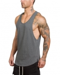 Brand Gyms Clothing Men Bodybuilding And Fitness Stringer Tank Top Vest Sportswear Undershirt Muscle Workout Singletstan