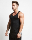 New Brand Solid Bodybuilding Stringer Tank Top Men Fitness Tanktop Singlet Workout Sleeveless Shirt Man Undershirt Gyms 