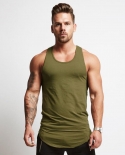 New Brand Solid Bodybuilding Stringer Tank Top Men Fitness Tanktop Singlet Workout Sleeveless Shirt Man Undershirt Gyms 