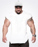 2022 Men Summer Gym Fitness Bodybuilding Hood Tank Top Fashion Mens Slim Fit Clothing Tight Breathable Sleeveless Shirts