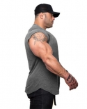 2022 Men Summer Gym Fitness Bodybuilding Hood Tank Top Fashion Mens Slim Fit Clothing Tight Breathable Sleeveless Shirts