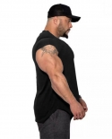 New Mens Cotton Sweatshirts Fitness Clothes Bodybuilding Tank Top Men Sleeveless Trend Shirt Casual Gym Vesttank Tops